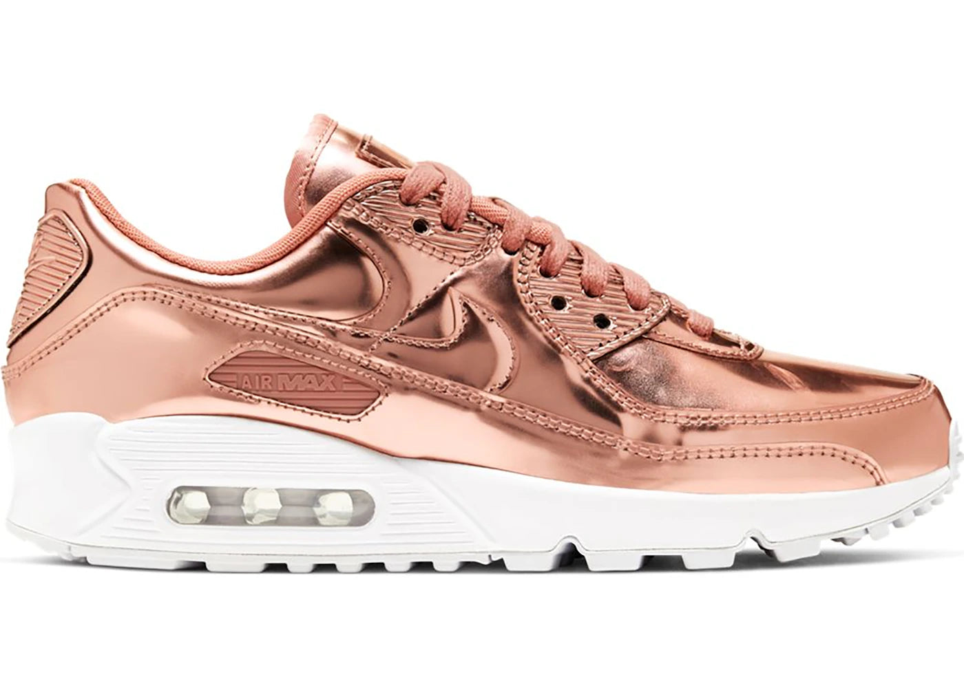 Nike Air Max 90-Metallic Rose Gold (2020) (Women's)