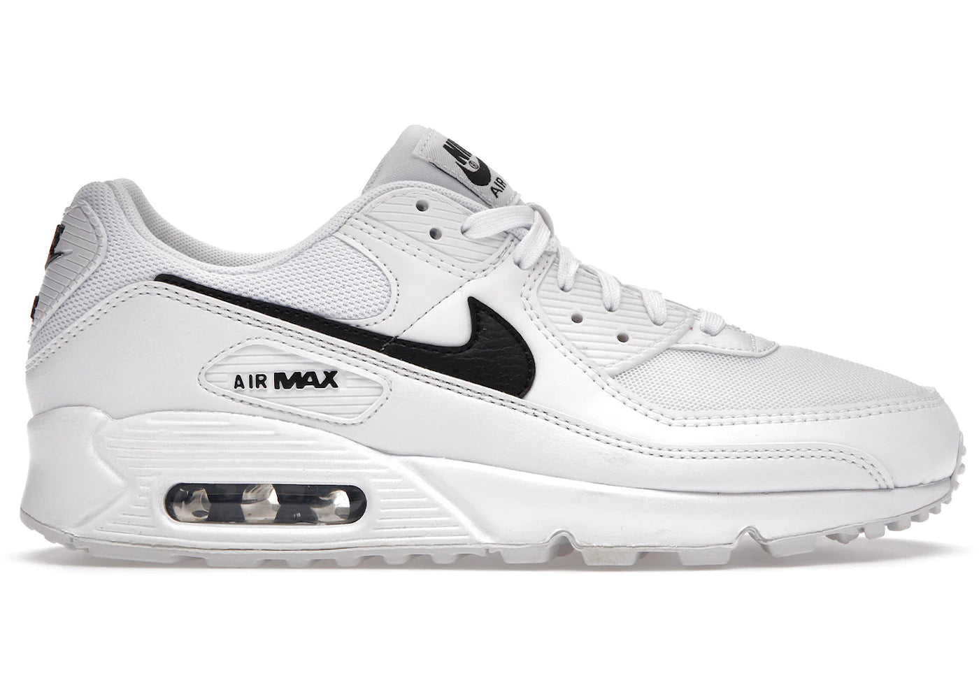 Nike Air Max 90 Next Nature-White Black (Women's)