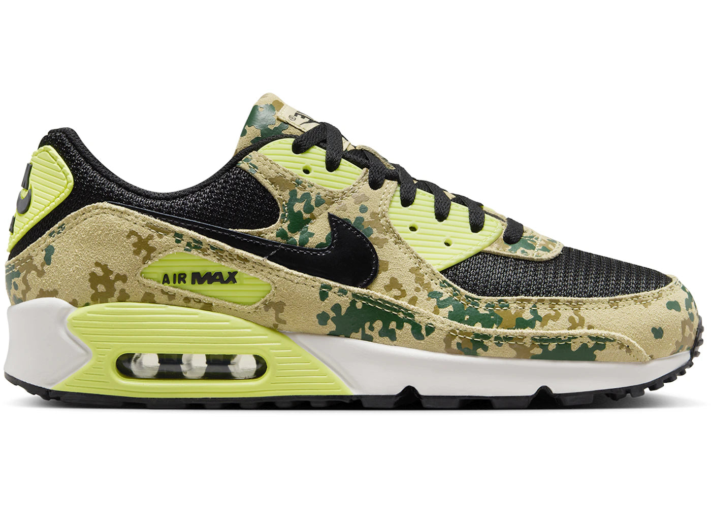 Nike Air Max 90 Premium-Team Gold Light Lemon Twist Phantom Black