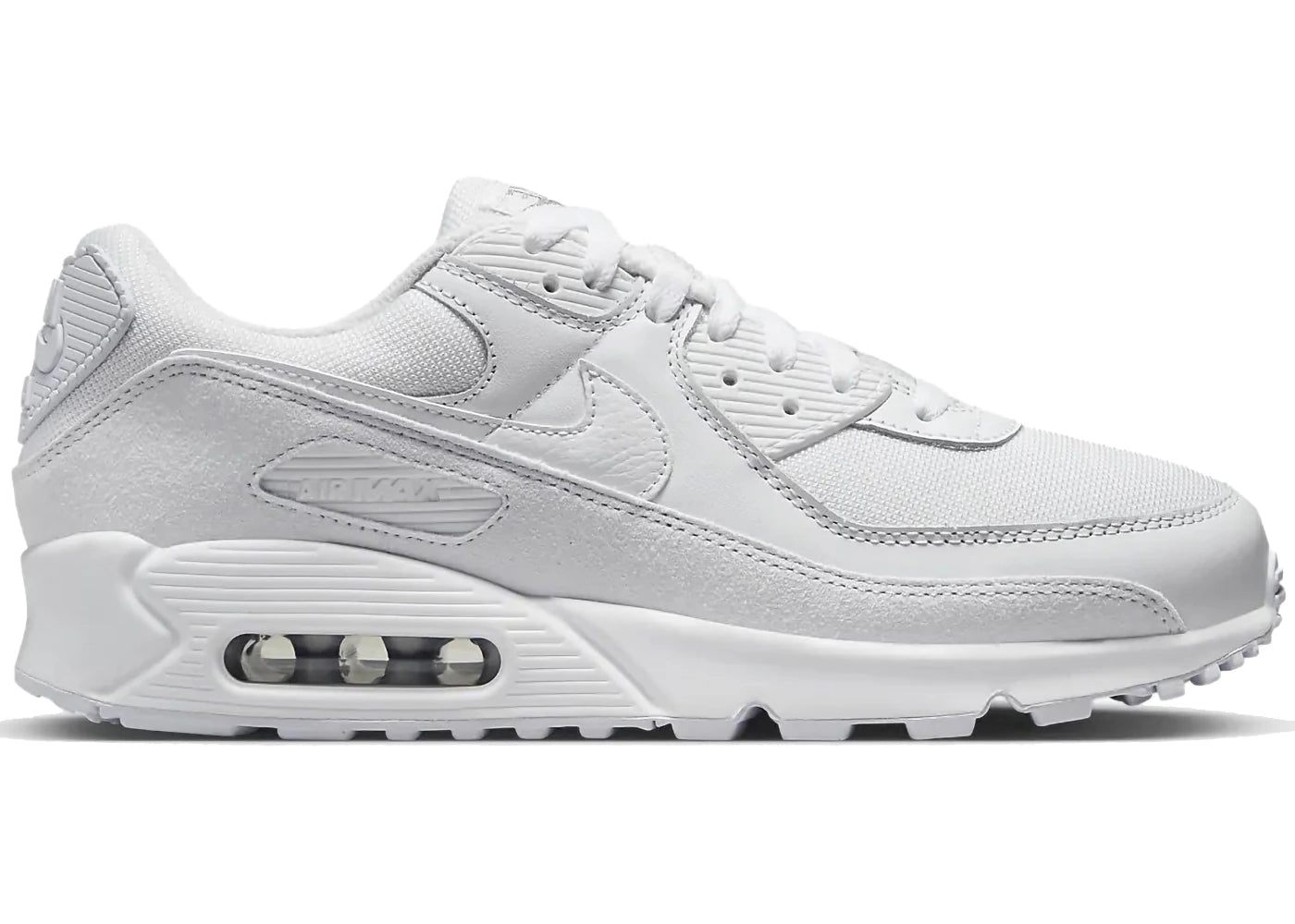 Nike Air Max 90 Premium-White Metallic Silver (2023)