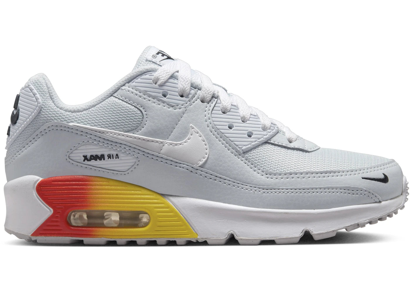 Nike Air Max 90-Pure Platinum Cosmic Clay Lightning White (GS)