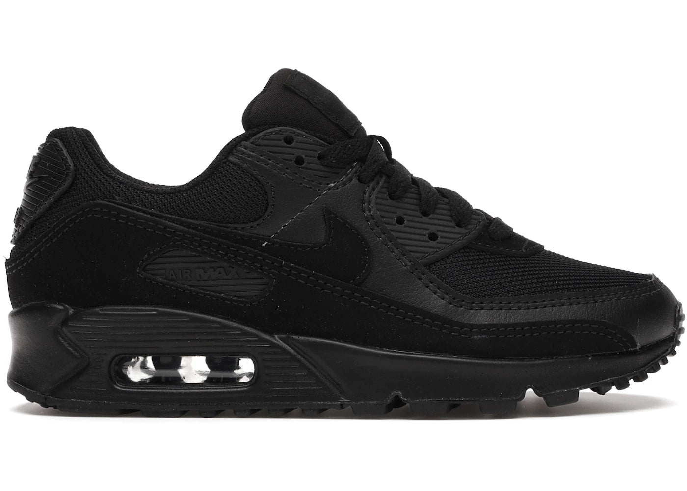 Nike Air Max 90-Recraft Triple Black (Women's)