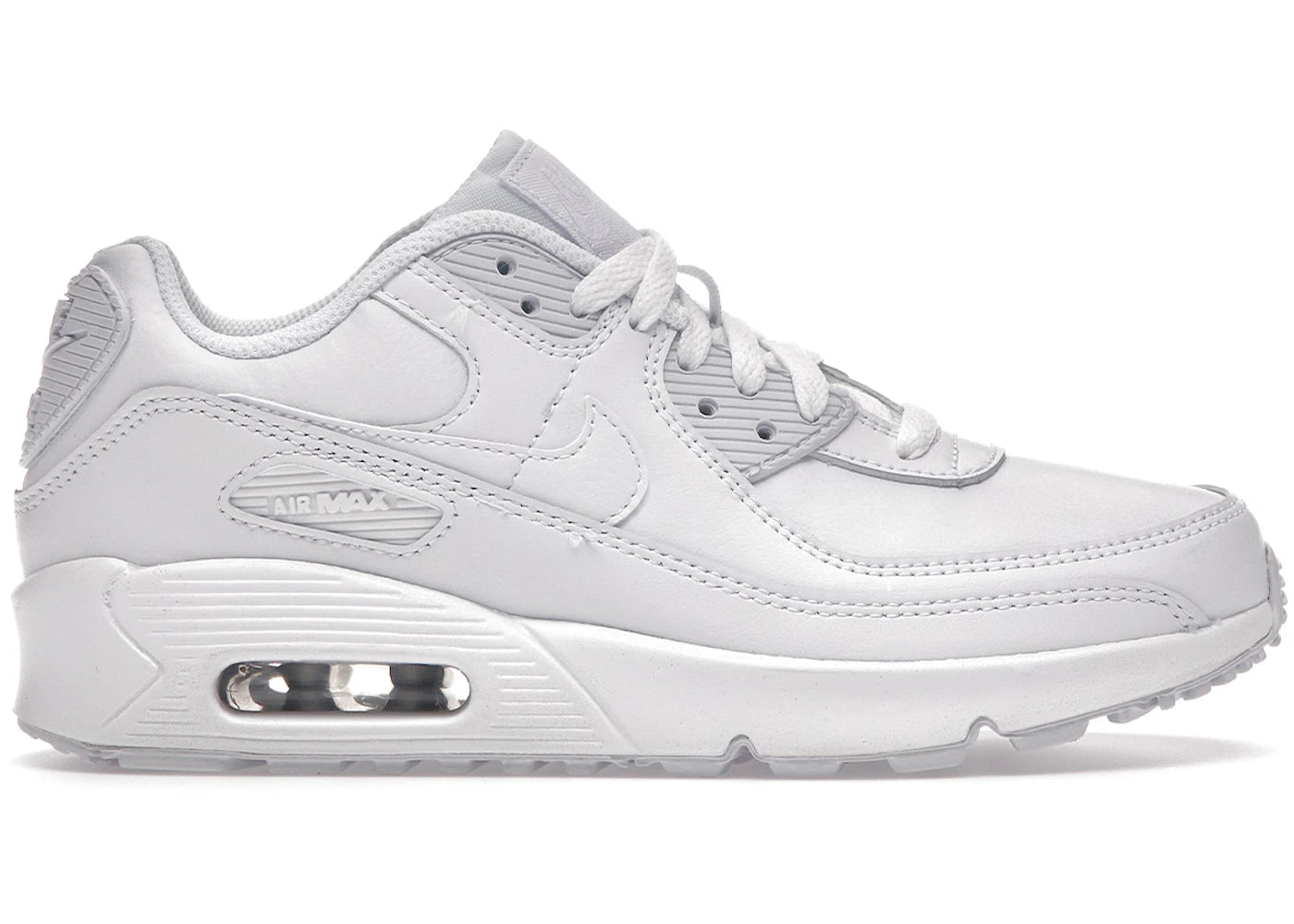 Nike Air Max 90-Recraft Triple White (GS)