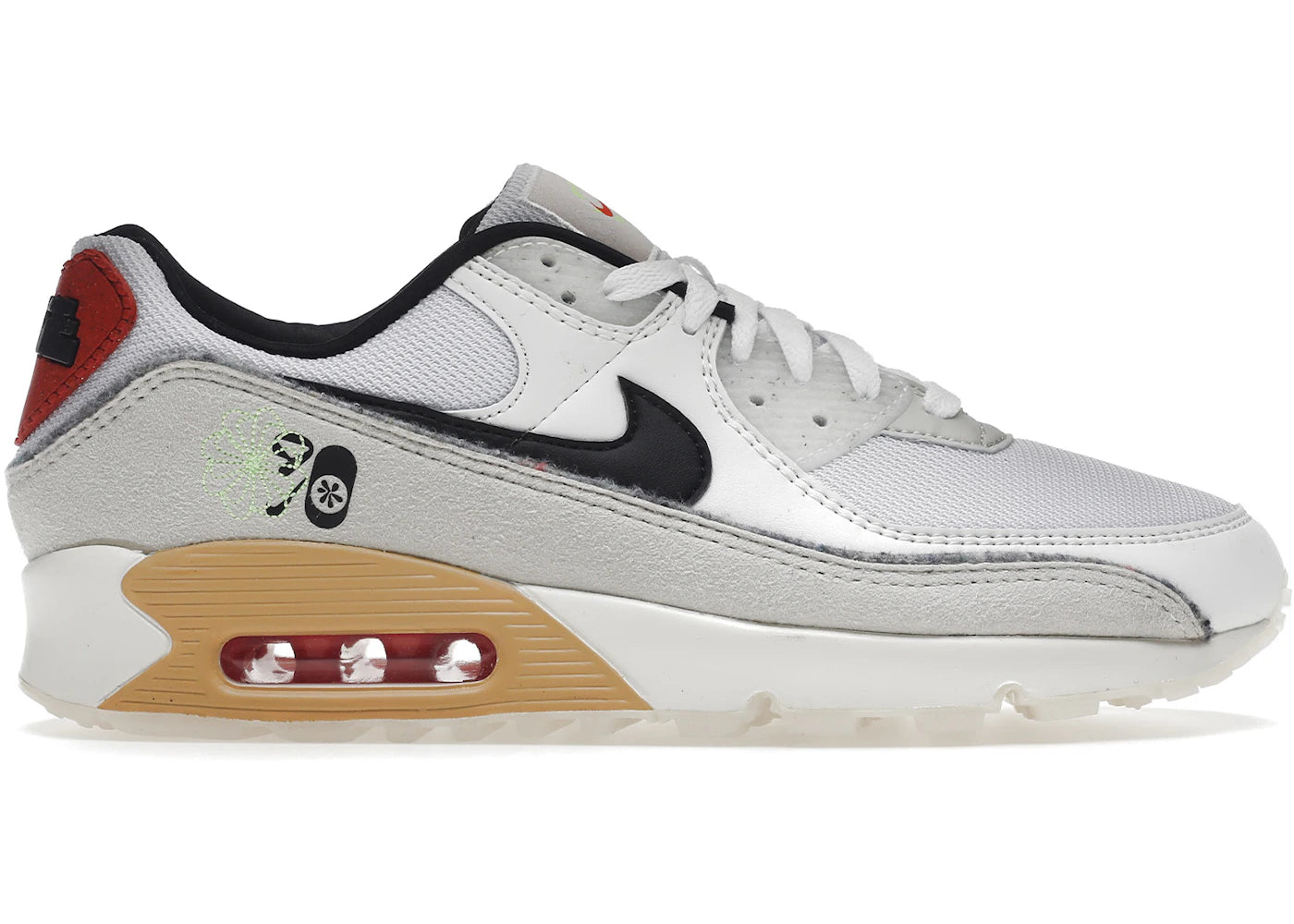 Nike Air Max 90 SE-Swoosh Fiber White