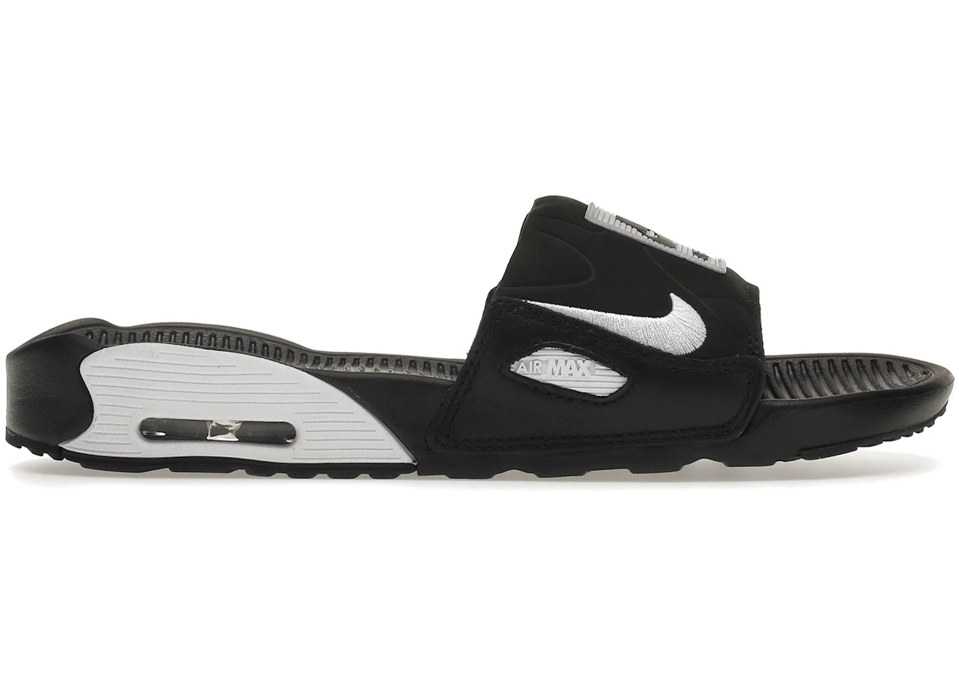 Nike Air Max 90 Slide-Black White (Women's)