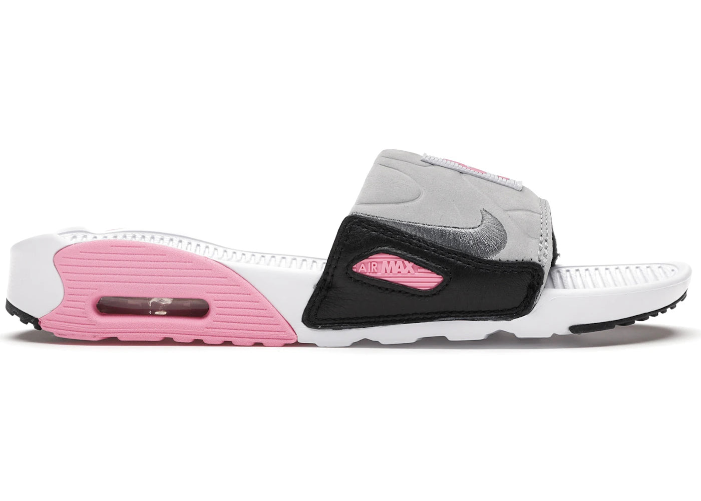 Nike Air Max 90 Slide-White Rose Cool Grey (Women's)