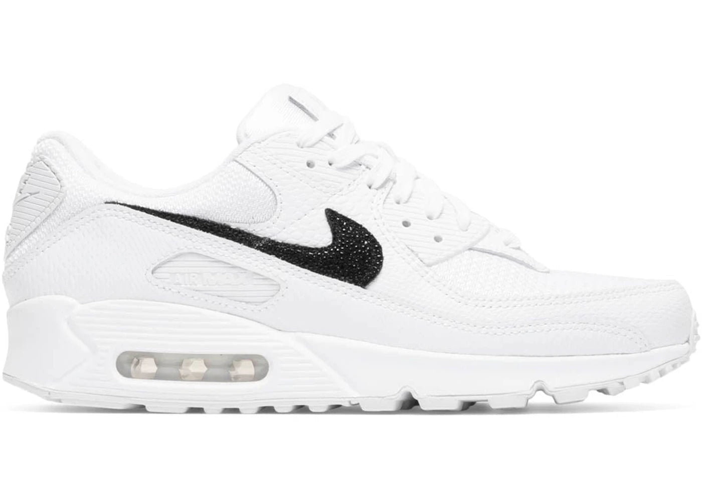 Nike Air Max 90-Snakeskin White Black (Women's)