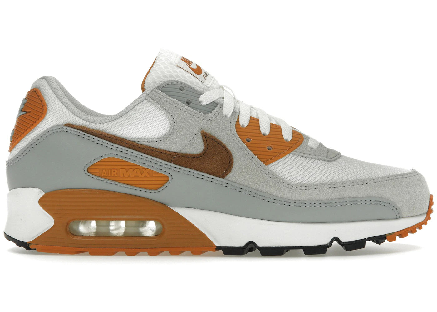Nike Air Max 90-Summit White Monarch Light Pumice Light British Tan