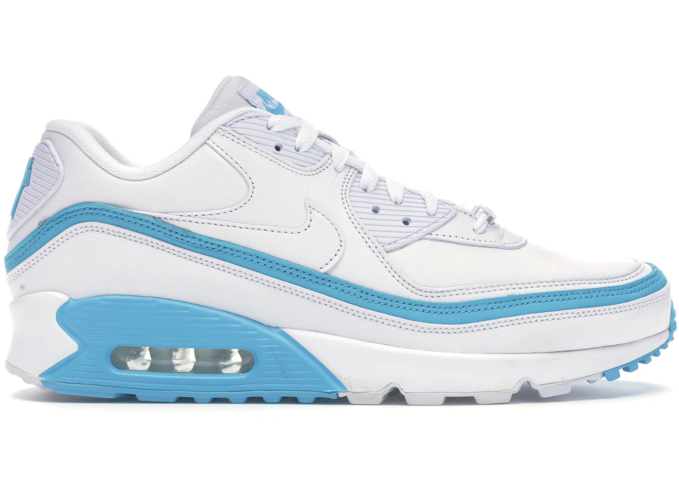 Nike Air Max 90-Undefeated White Blue Fury