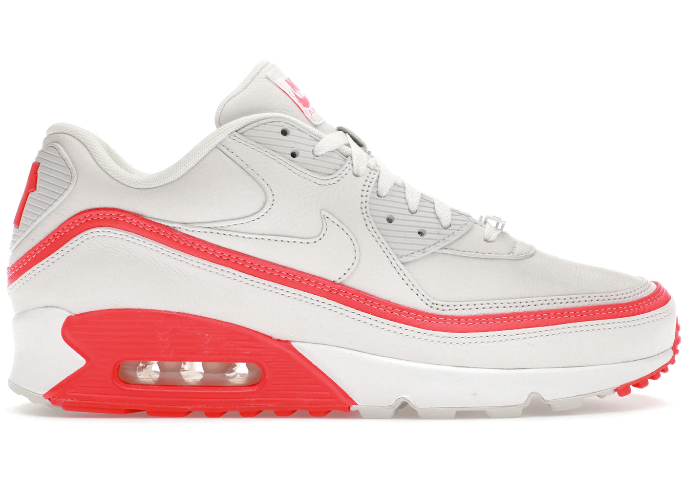 Nike Air Max 90-Undefeated White Solar Red