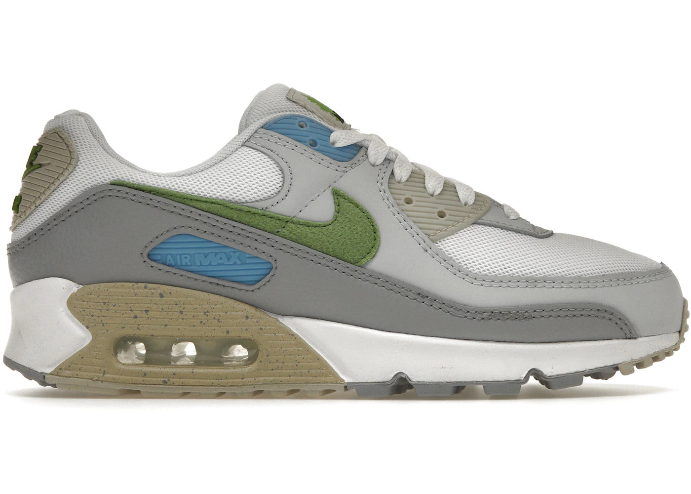 Nike Air Max 90-White Chlorophyll University Blue