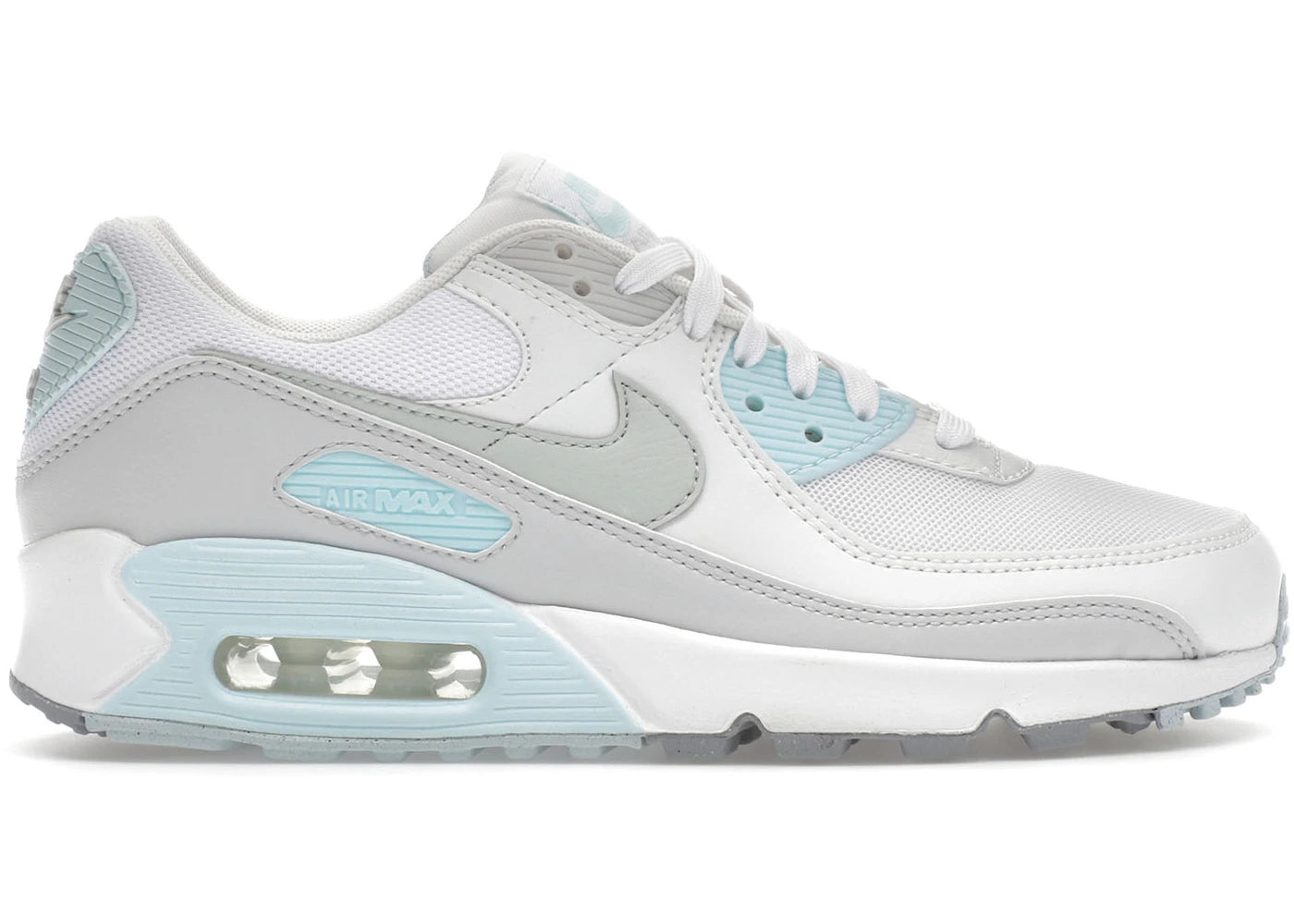 Nike Air Max 90-White Glacier Blue (Women's)