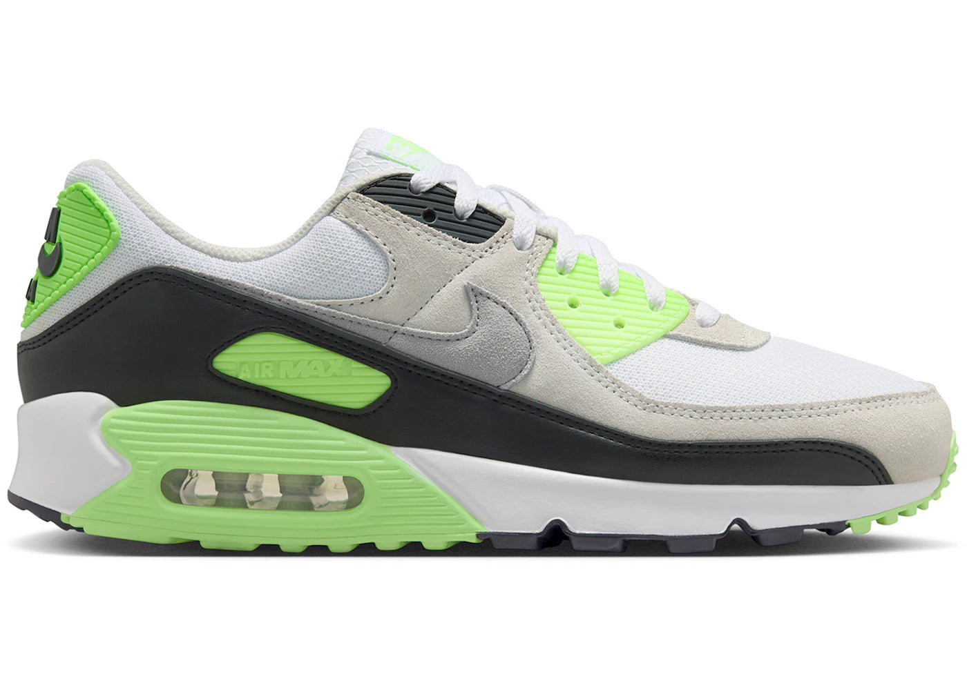 Nike Air Max 90 - Blanc, Os clair, Olive neutre, Pierre de grotte