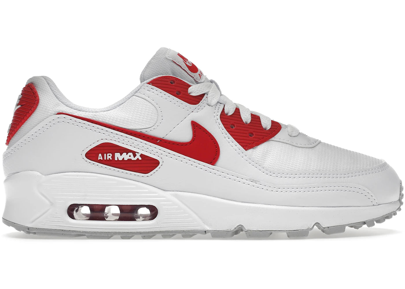 Nike Air Max 90-White University Red