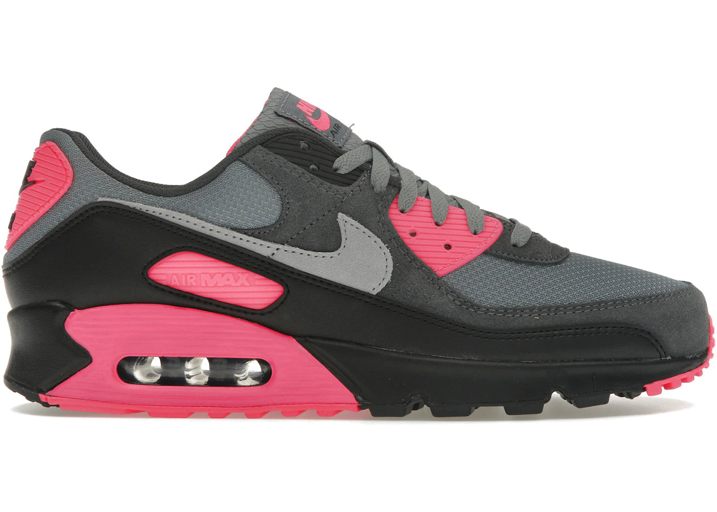 Nike Air Max 90-Wolf Grey Hyper Pink