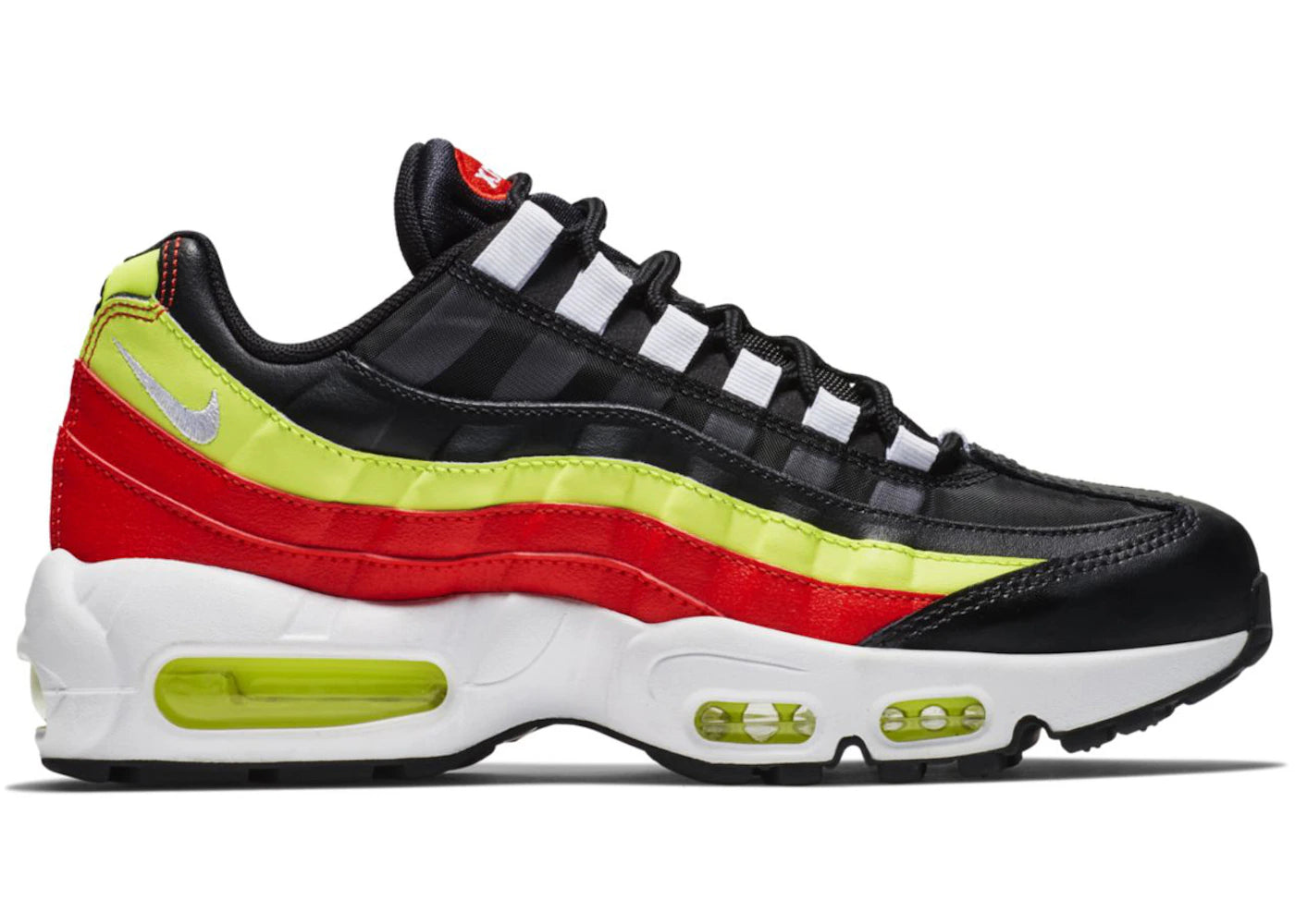 Nike Air Max 95 - Noir Rouge Néon