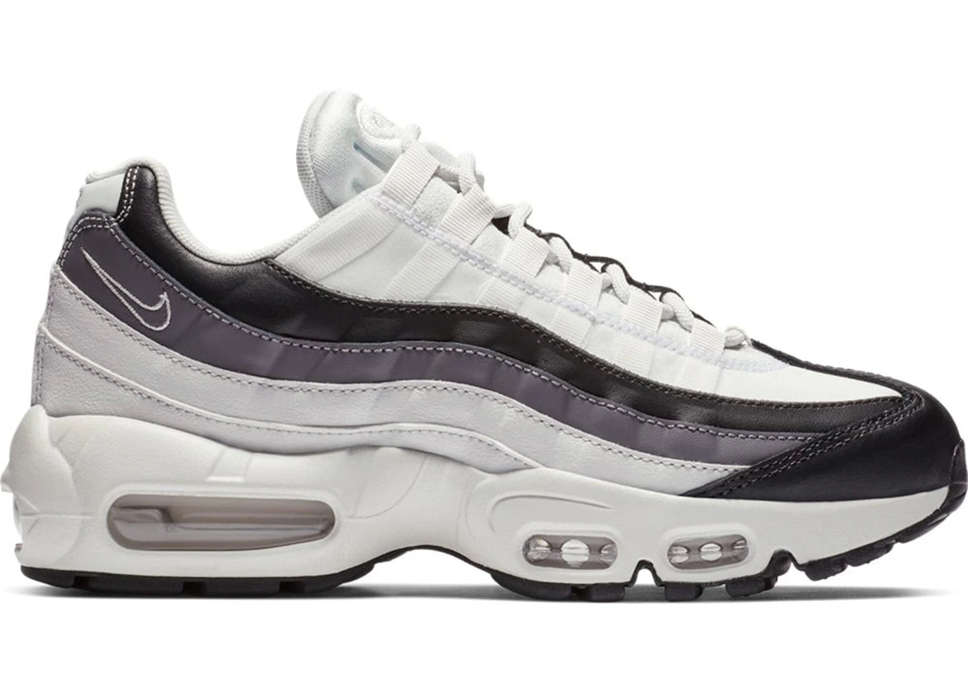 Nike Air Max 95 - Noir Platine Teinte Gris Fumé (Femme)