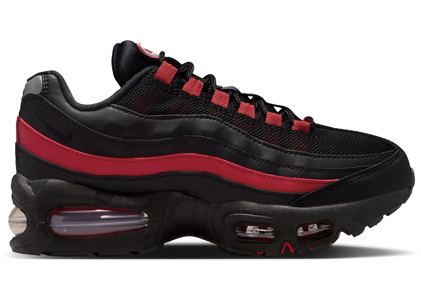 Nike Air Max 95 Noir Équipe Cramoisie