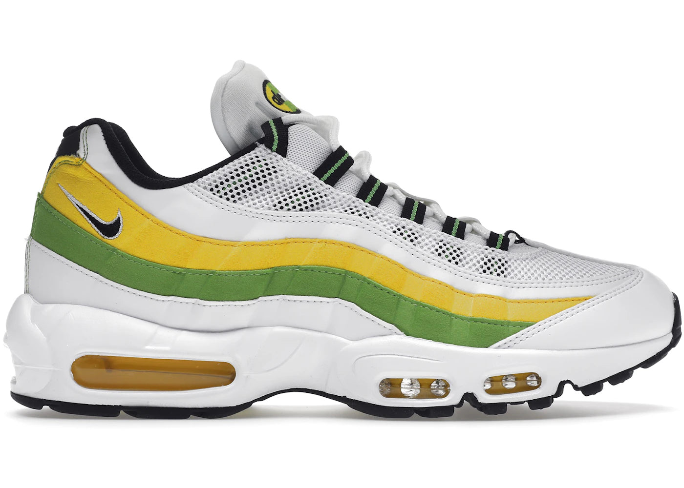 Nike Air Max 95 Essential-White Green Apple Tour Yellow