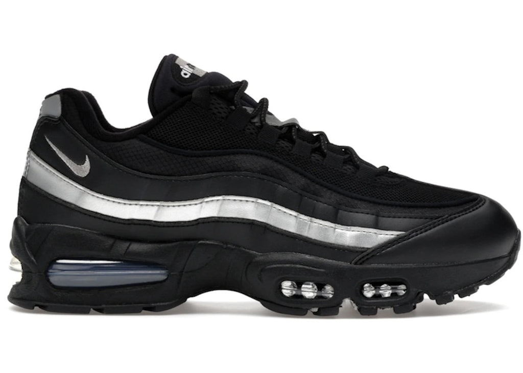 Nike Air Max 95 OG Big Bubble Black White Metallic Silver - main view