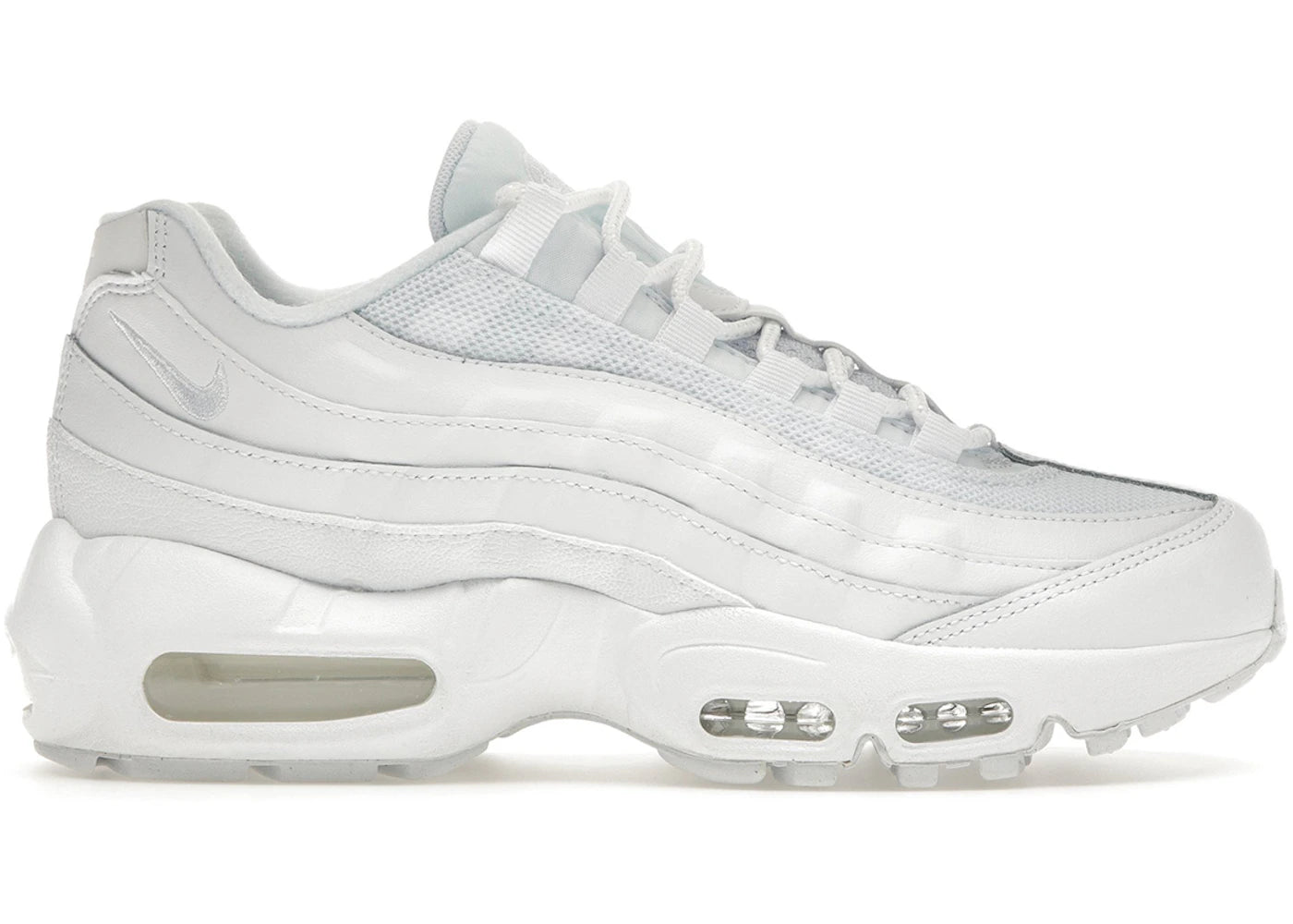 Nike Air Max 95-Recraft Triple Blanc (GS)
