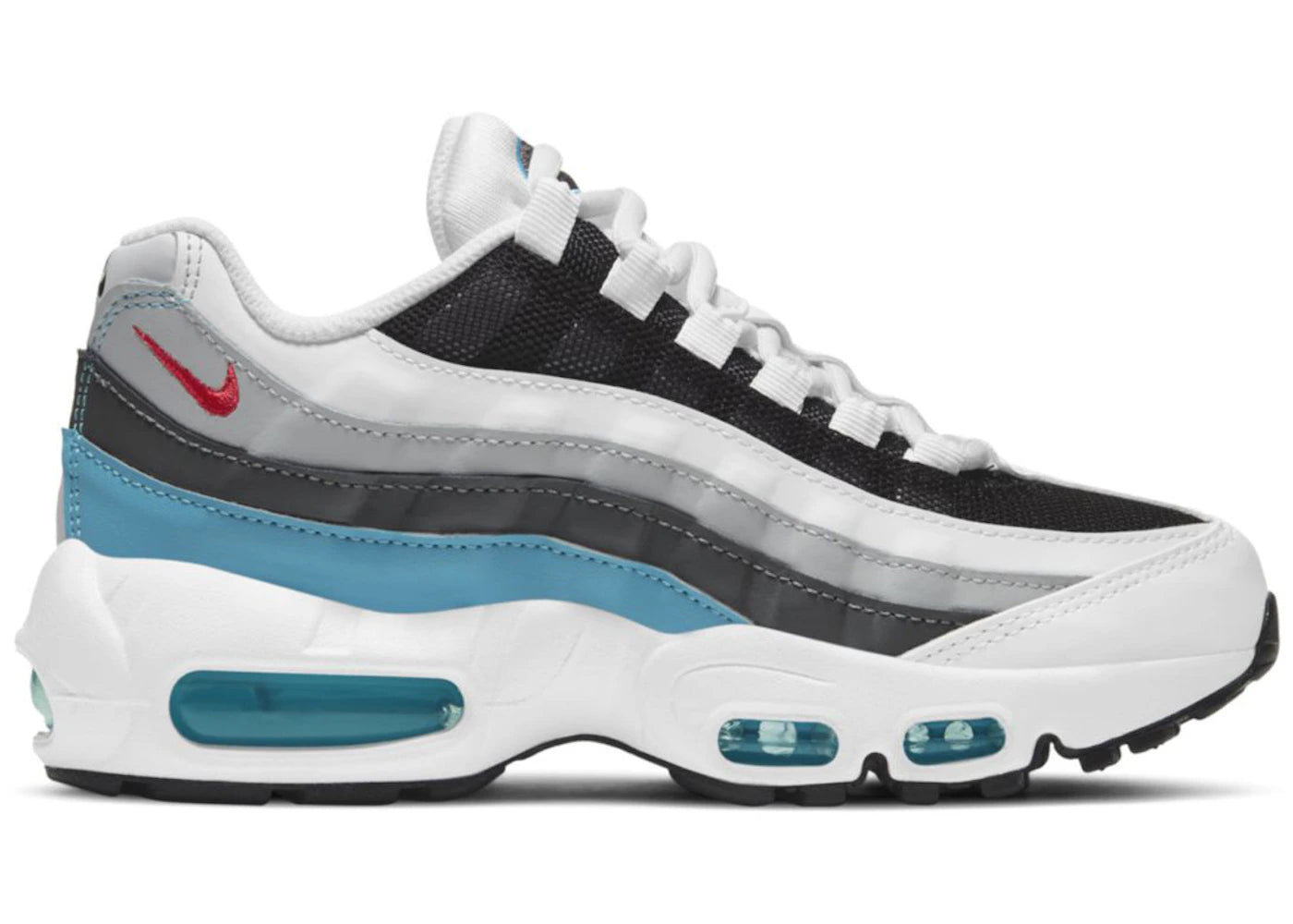 Nike Air Max 95 Recraft-White Chlorine Blue (GS)