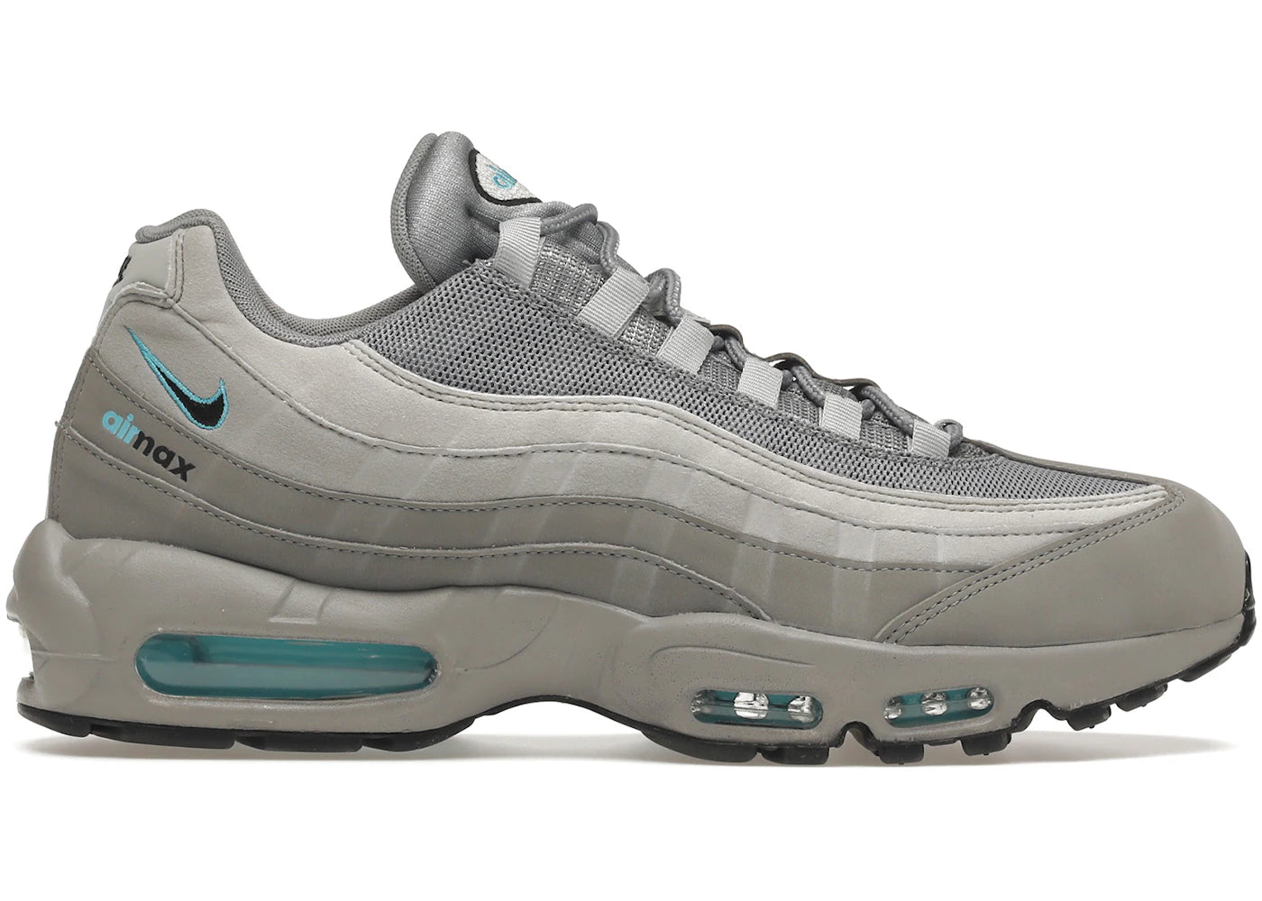 Nike Air Max 95 Retro Logo Gris Aqua