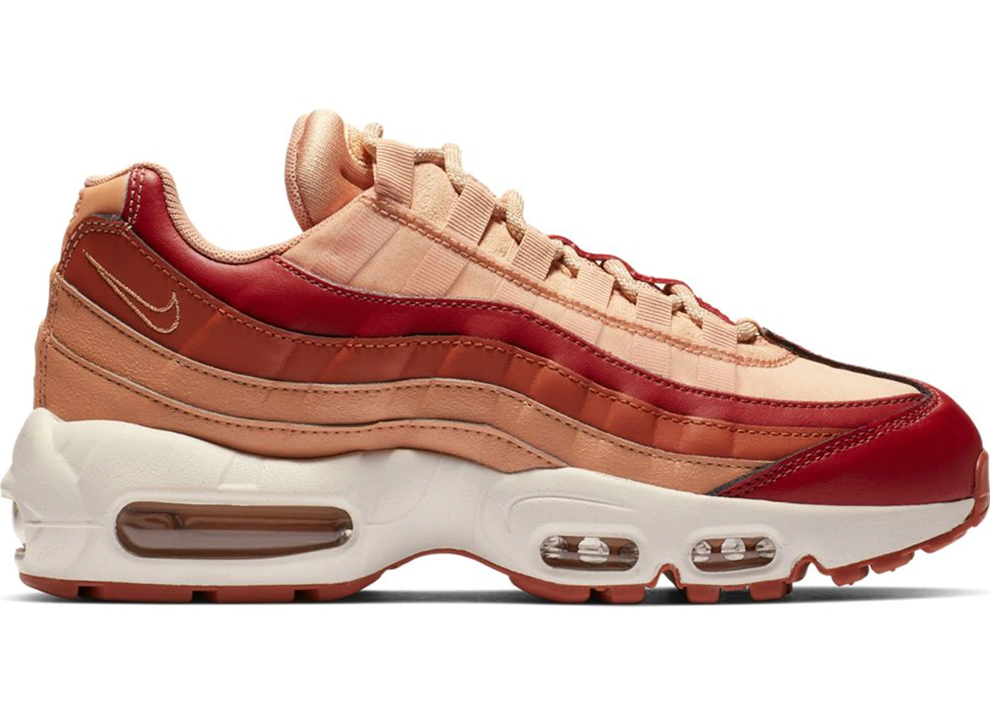 Nike Air Max 95-Team Crimson Dusty Peach (Women's)