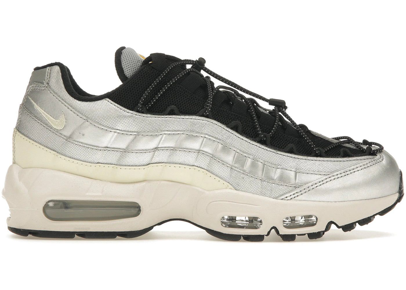 Nike Air Max 95-Toggle Metallic Silver Alabaster (Women's)