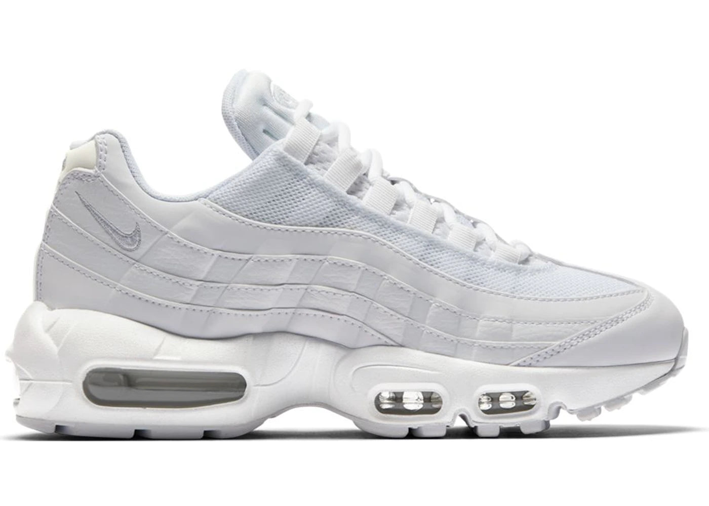 Nike Air Max 95-Triple White (2017) (Women's)