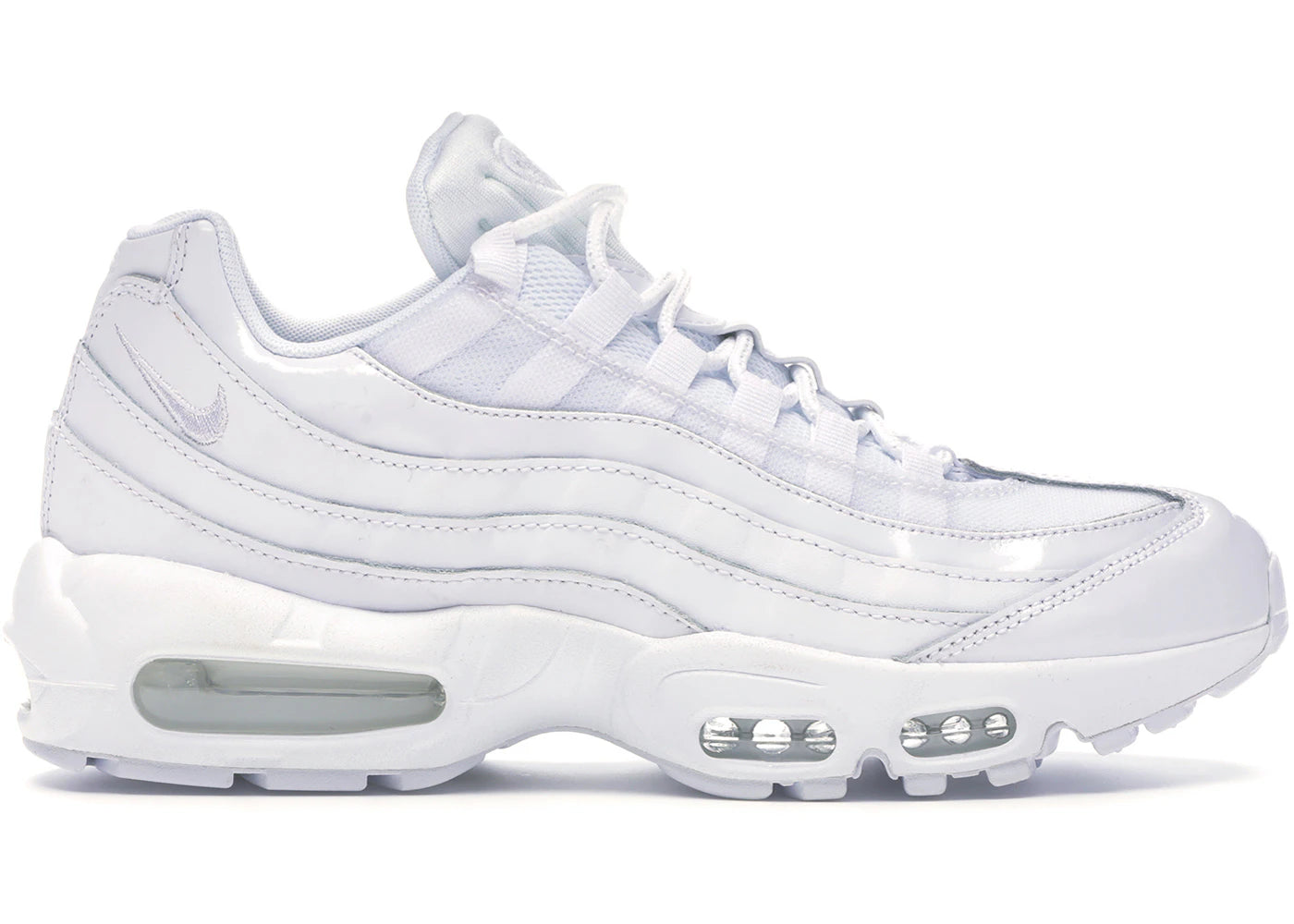 Nike Air Max 95-Triple White (Women's)