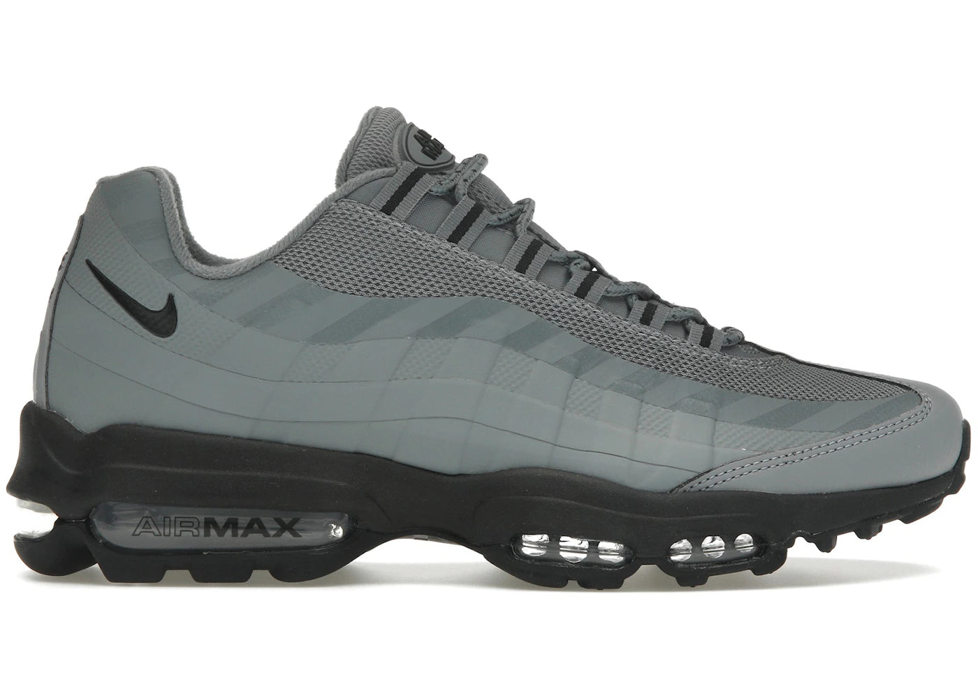 Nike Air Max 95 Ultra-Caution Strip Black Chrome Grey