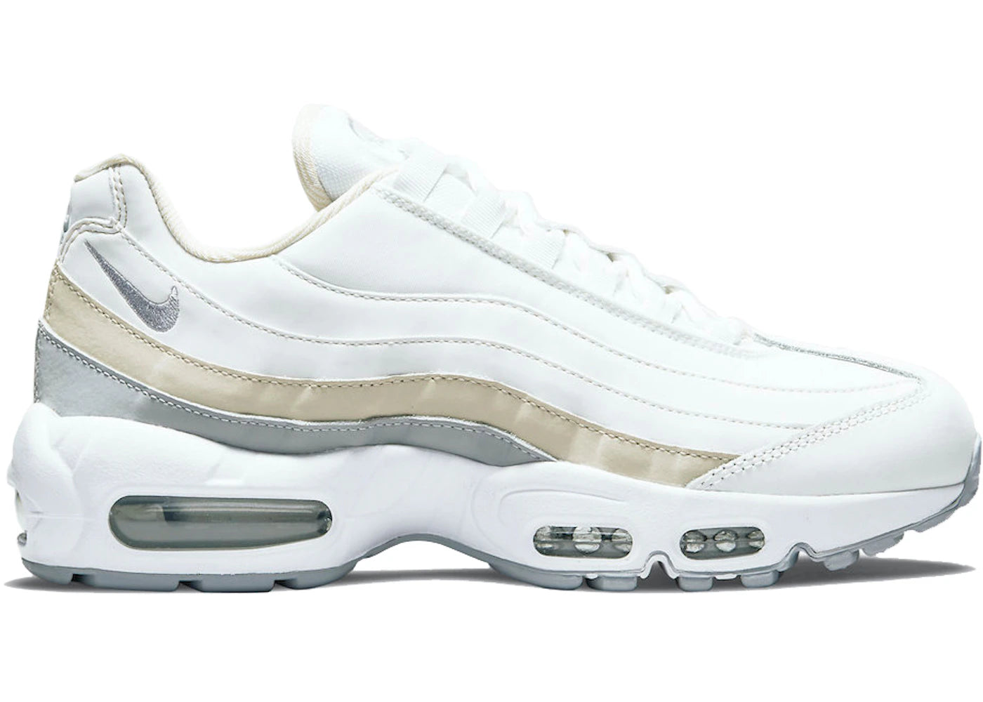 Nike Air Max 95-White Beige Grey (Women's)