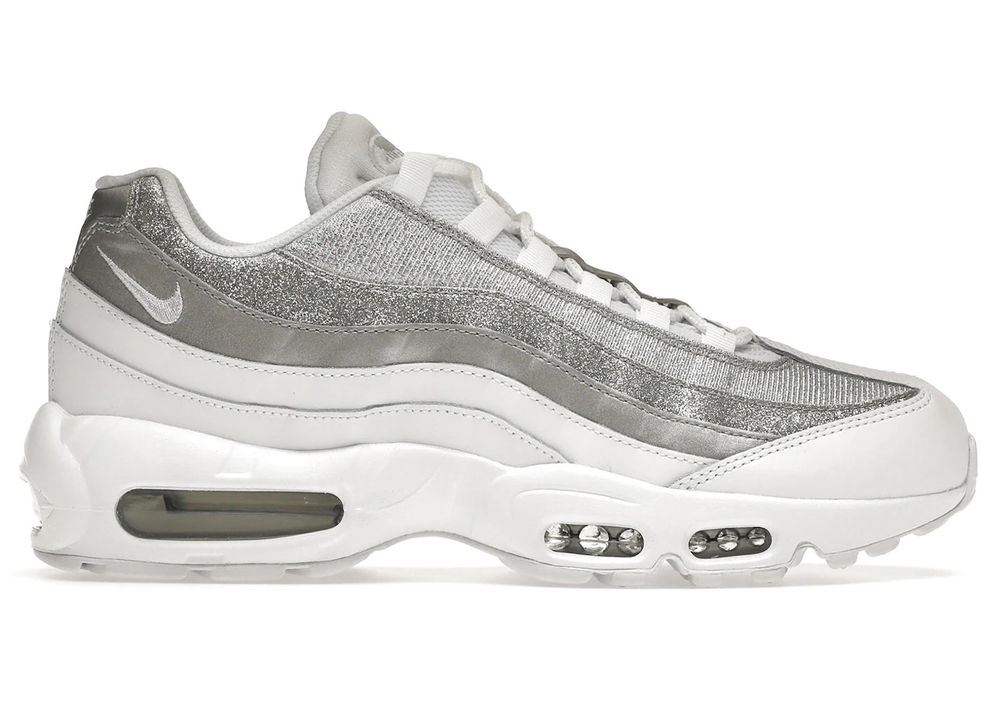Nike Air Max 95-White Metallic Silver (Women's)