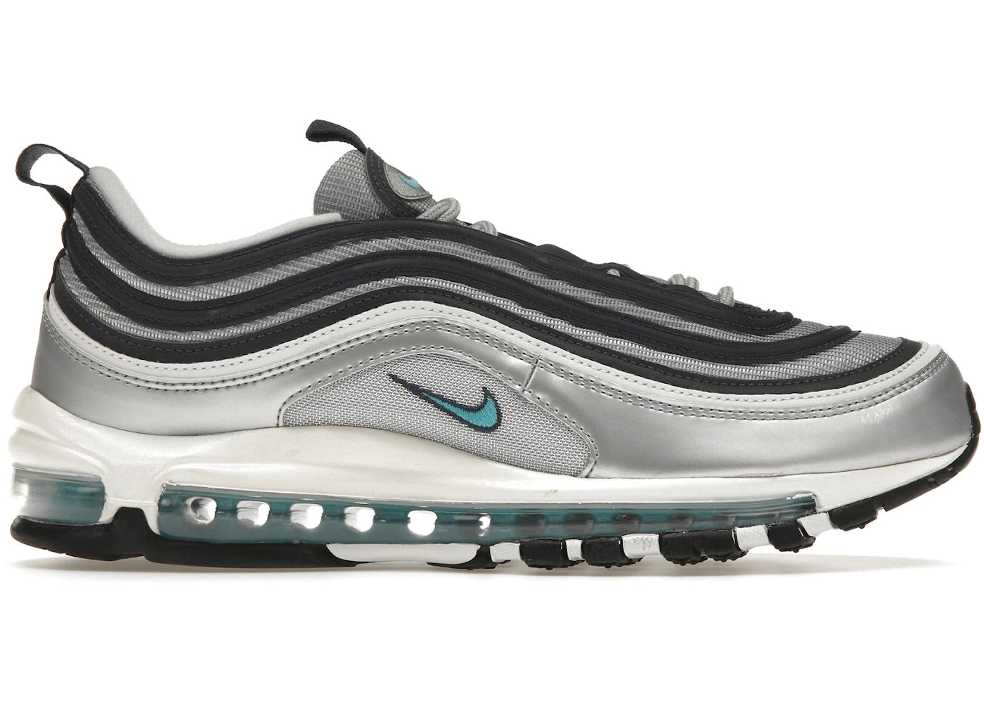 Nike Air Max 97-Metallic Silver Chlorine Blue (Women's)