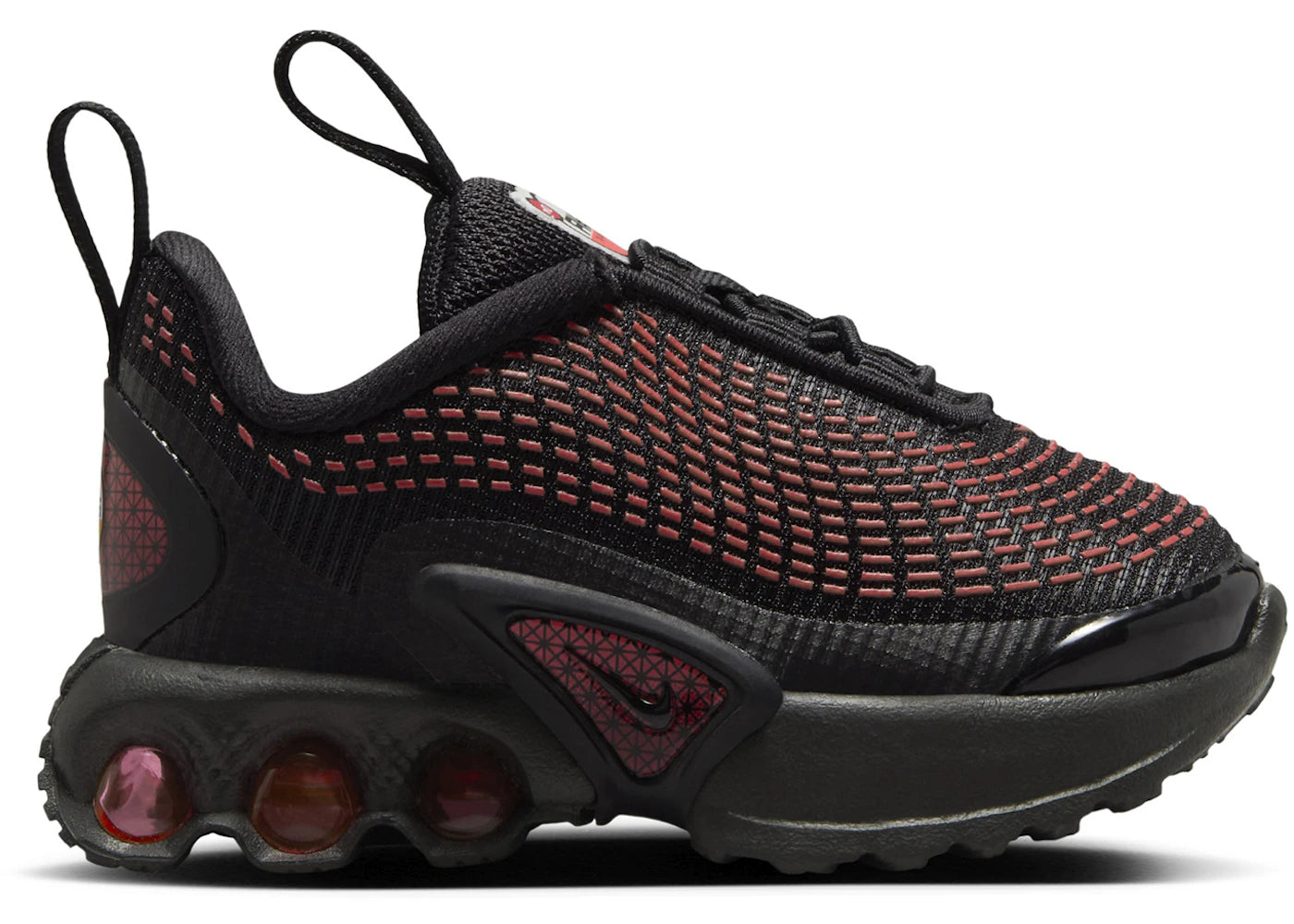Nike Air Max Dn-Black Bright Crimson (TD)