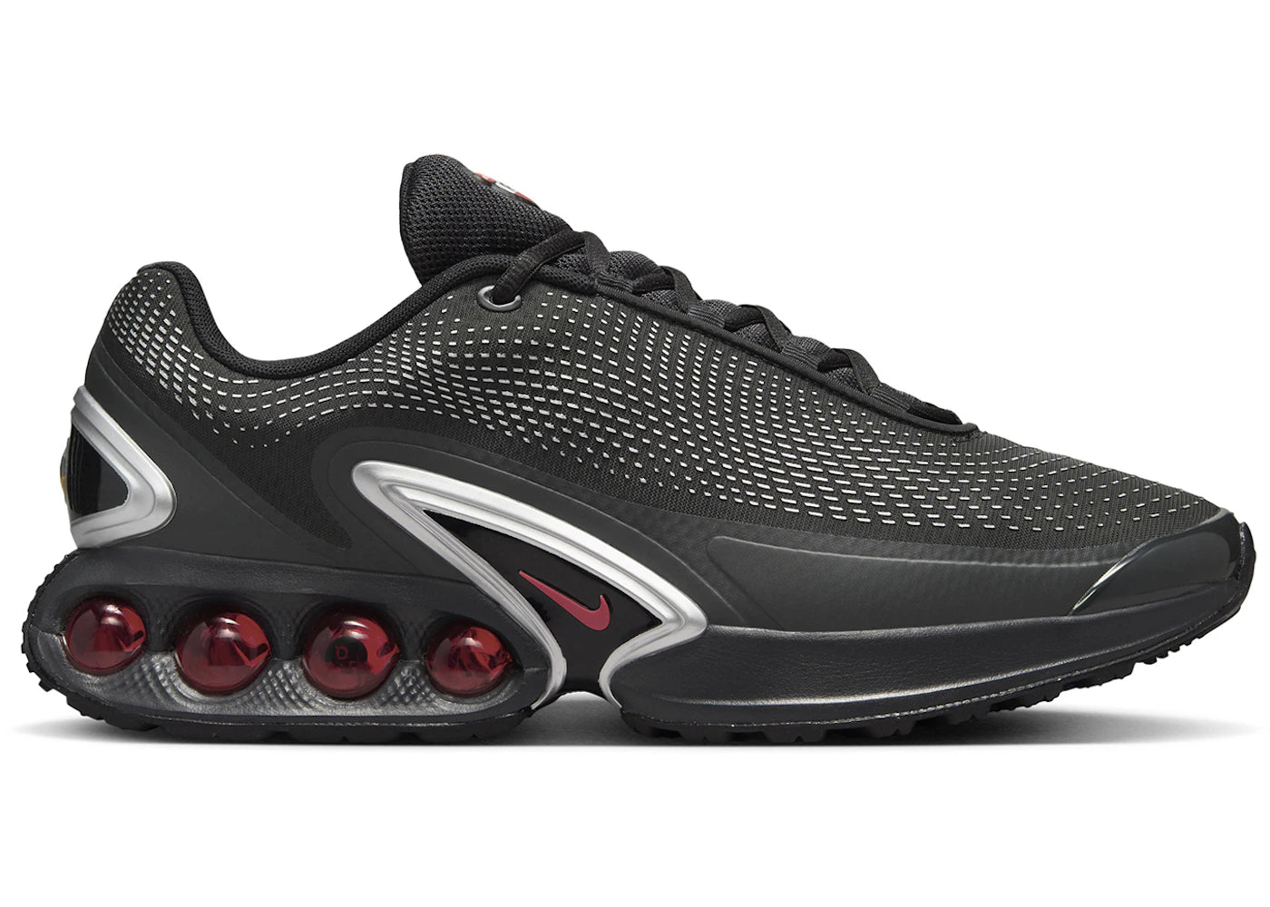Nike Air Max Dn-Black Metallic Silver Red