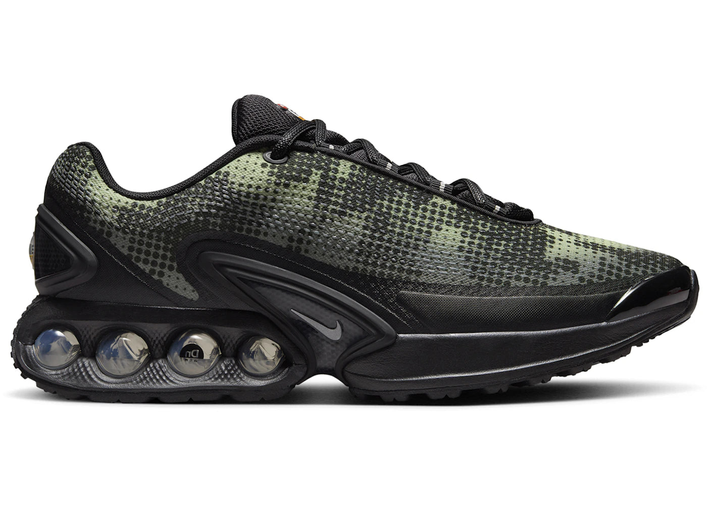 Nike Air Max Dn-Black Olive Aura Medium Olive Metallic Silver