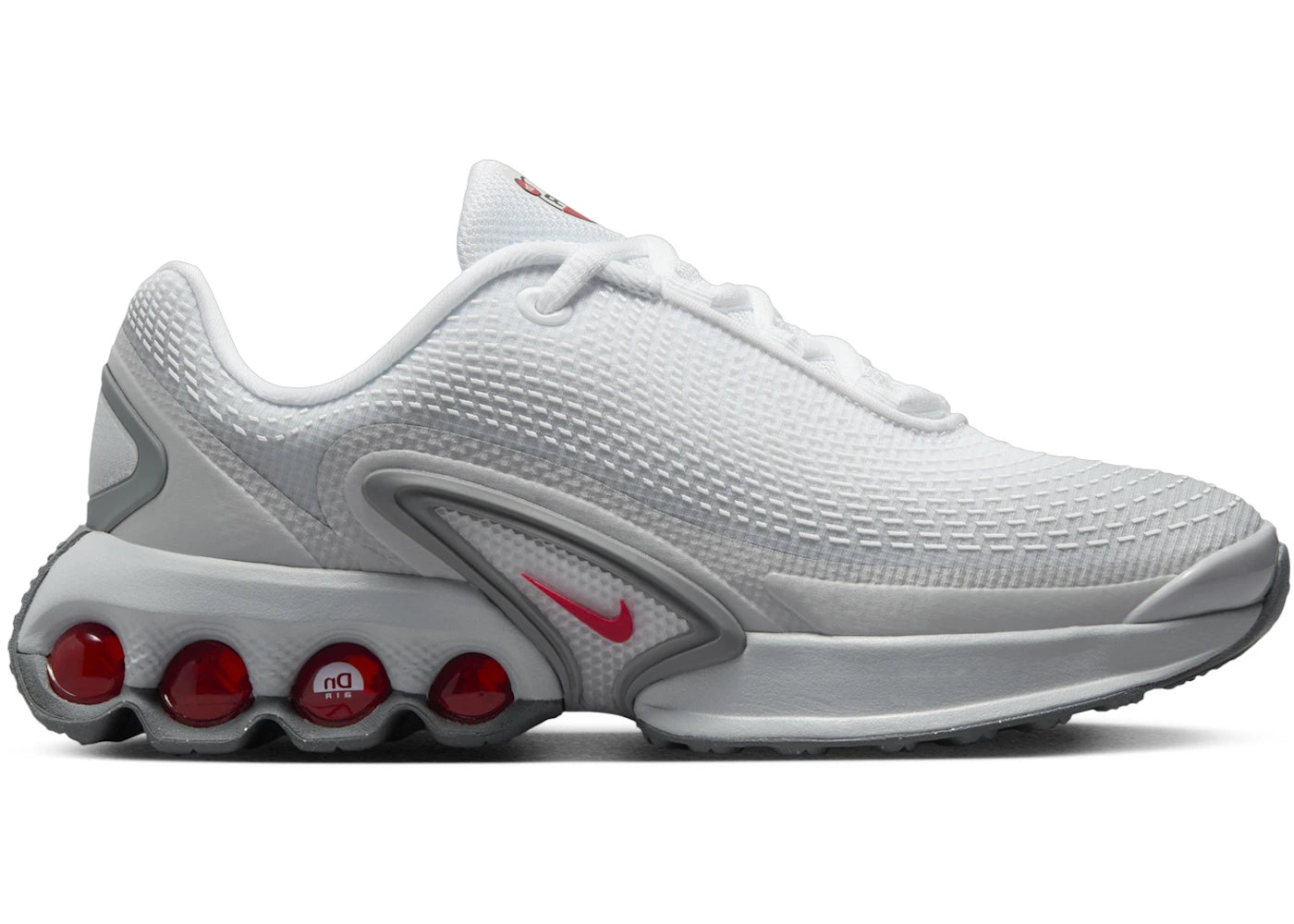 Nike Air Max Dn SE-Light Smoke Grey White Smoke Grey University Red (GS)