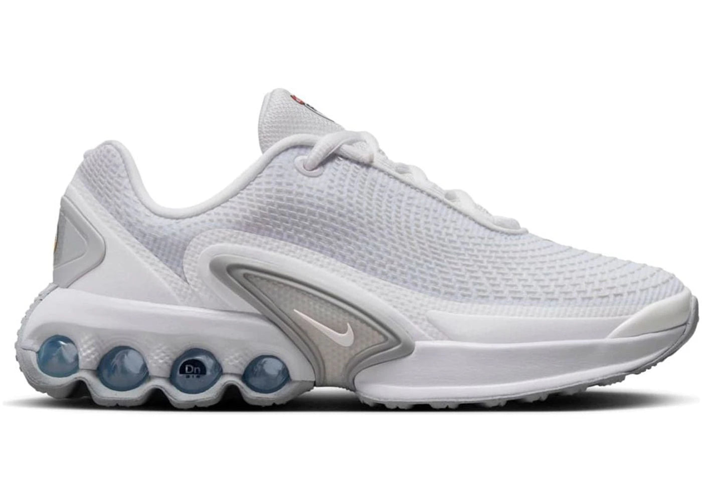Nike Air Max Dn-White Metallic Silver (GS)