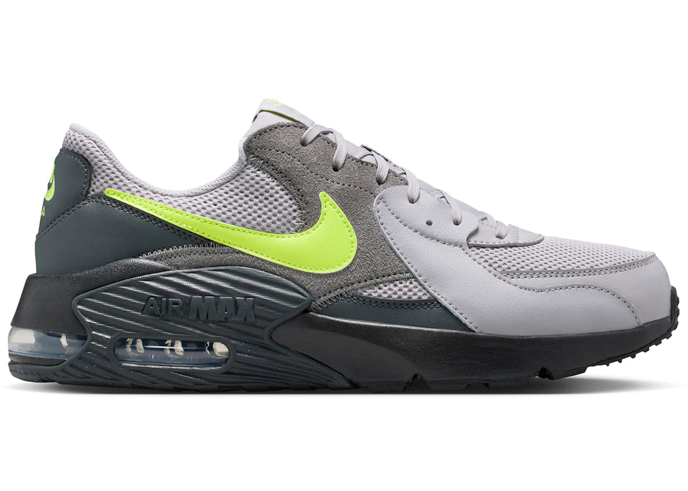 Nike Air Max Excee Gris Atmosphère Anthracite Néon