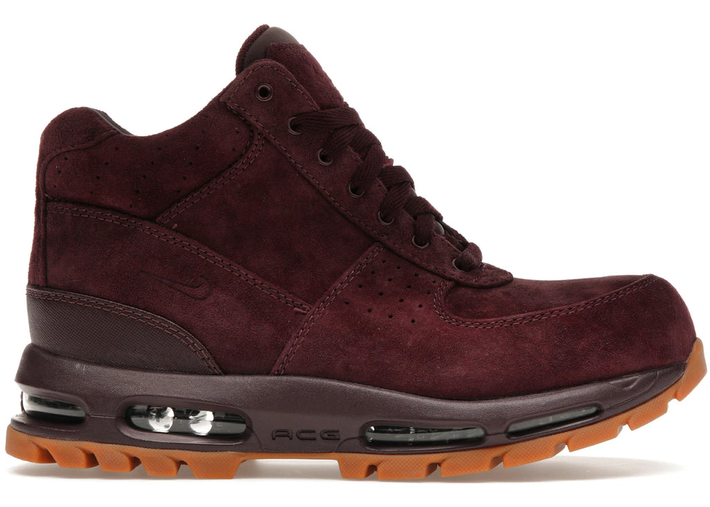Nike Air Max Goadome en daim bordeaux foncé
