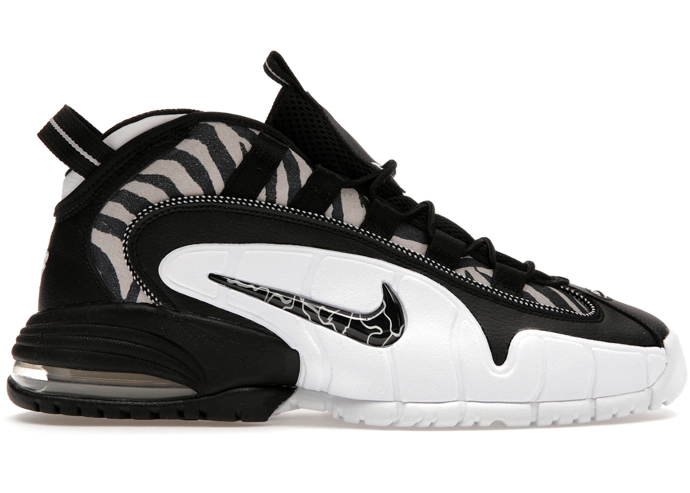 Nike Air Max Penny 1 - Rayures de tigre Noir Blanc