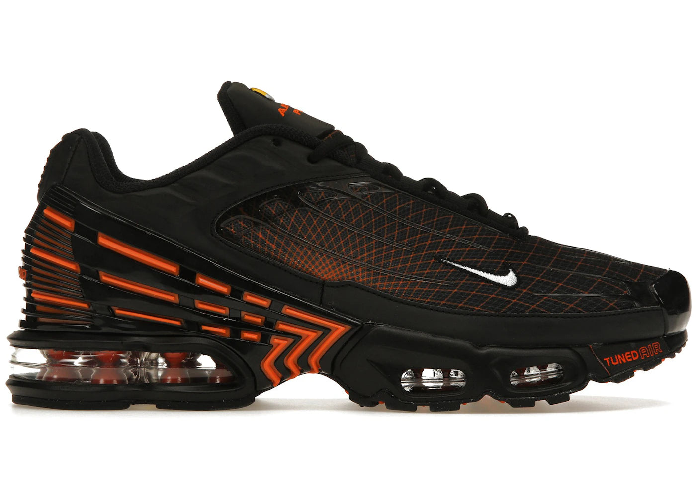 Nike Air Max Plus 3-Black Orange Spirograph