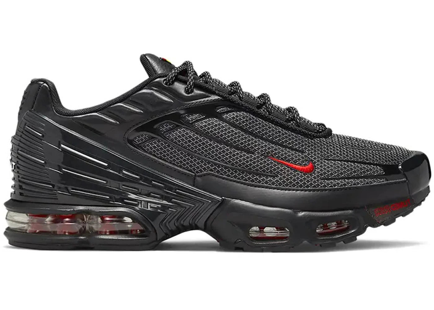 Nike Air Max Plus 3-Black Reflective Silver University Red