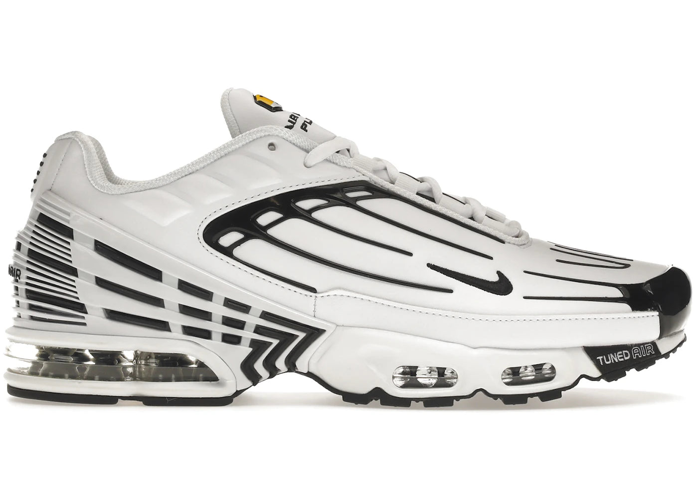 Nike Air Max Plus 3 Cuir - Blanc Noir