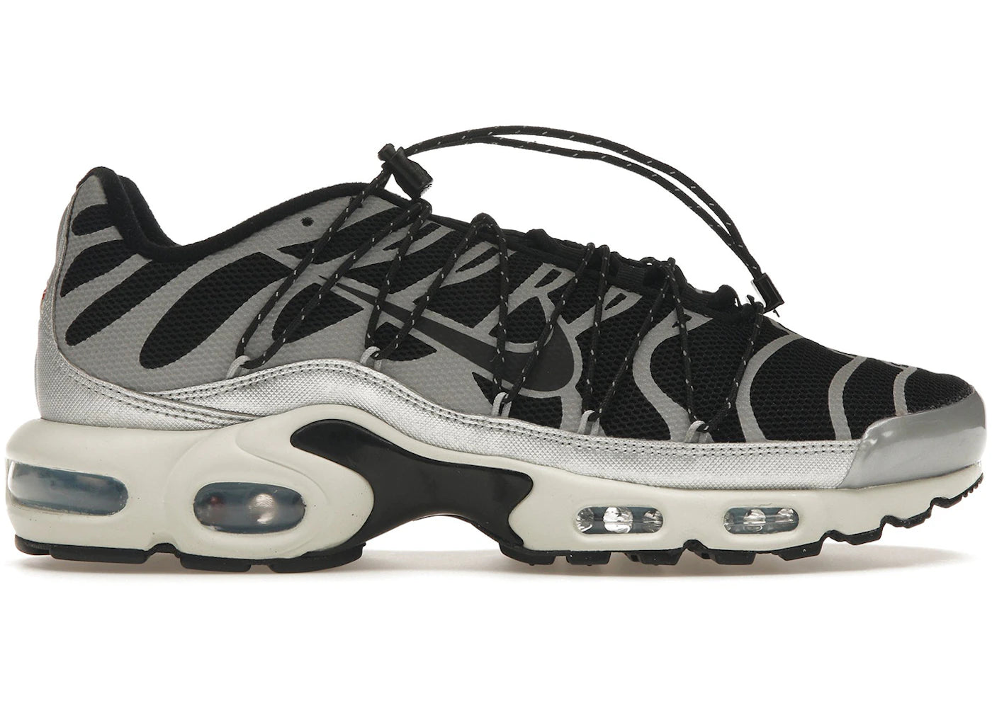 Nike Air Max Plus Toggle Noir Argent (Femme)