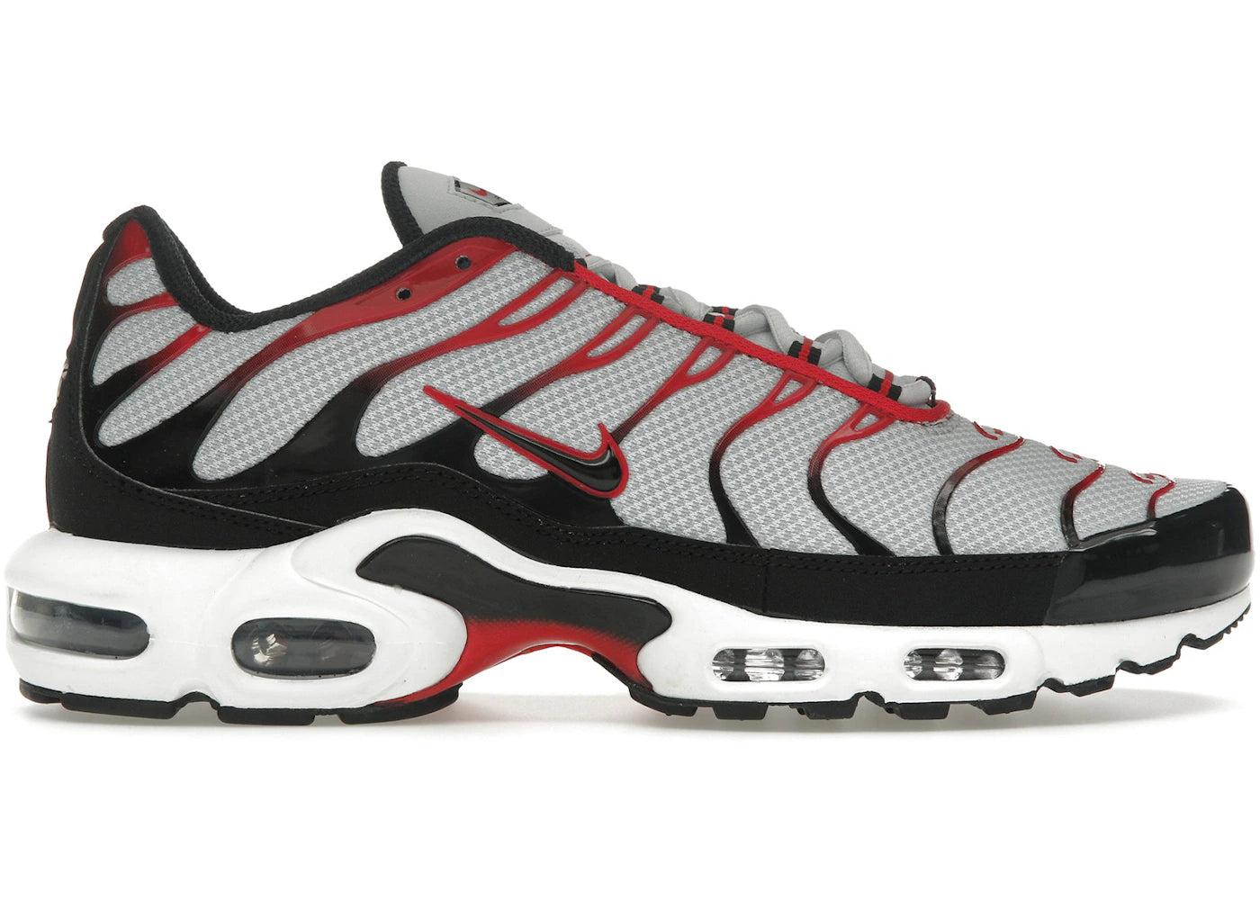 Nike Air Max Plus-Pure Platinum Black University Red