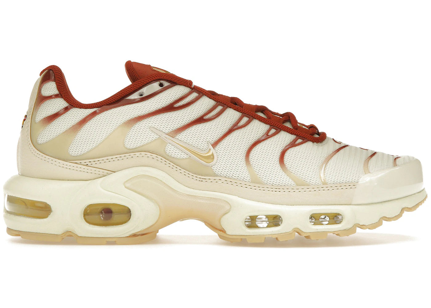 Nike Air Max Plus-Sail Team Red (Women's)