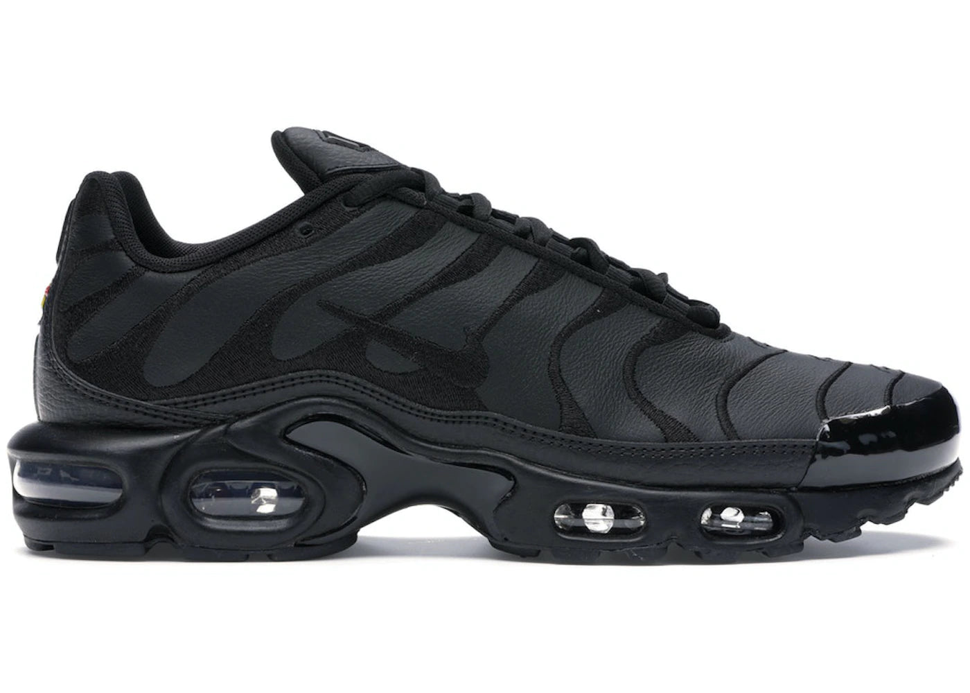 Nike Air Max Plus Triple Cuir Noir